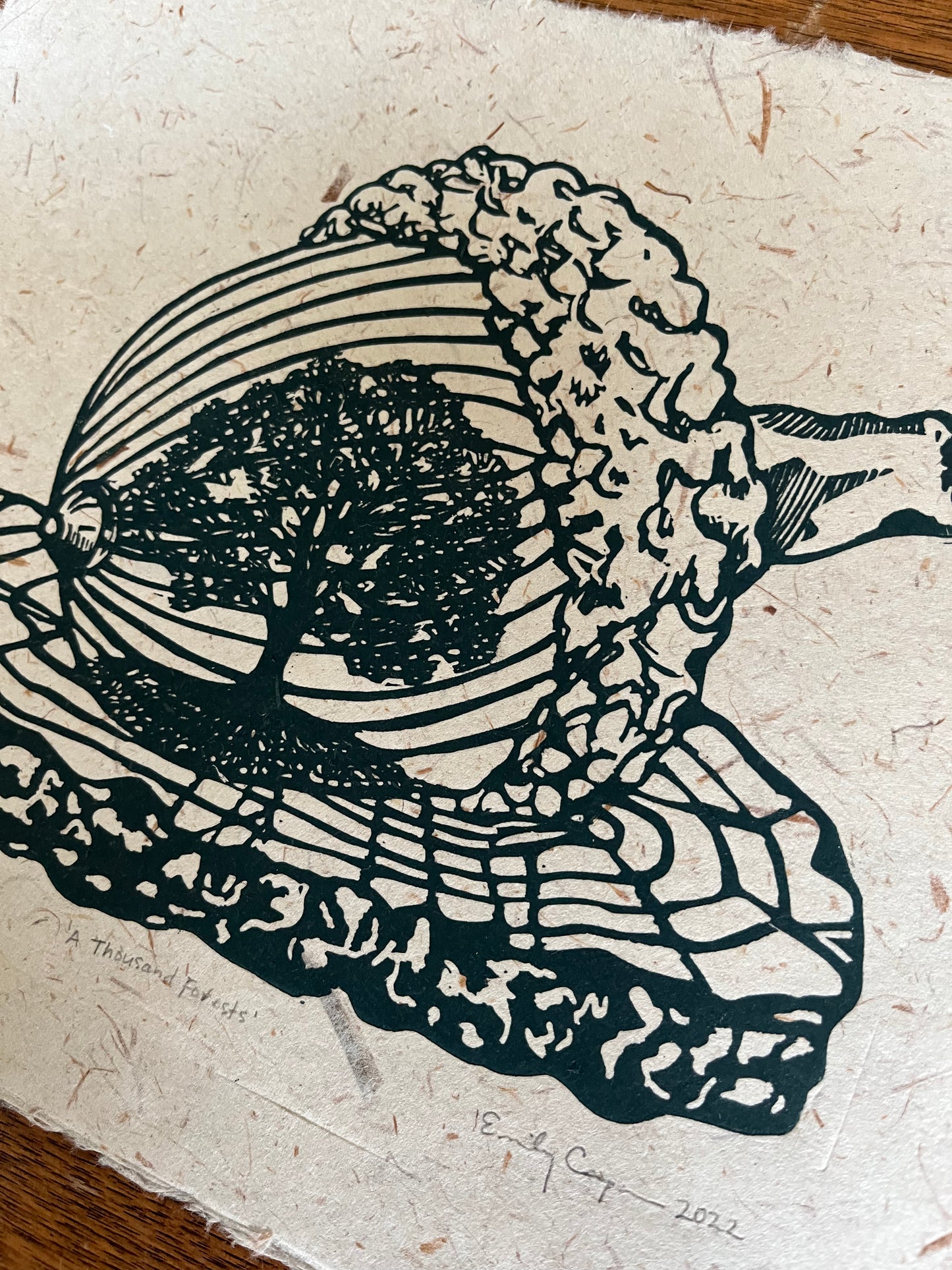 '1000 Forests' Limited Edition Linocut Print
