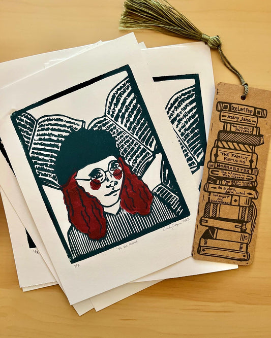 ‘To Be Read’ Multi Block Limited Edition Lino Print