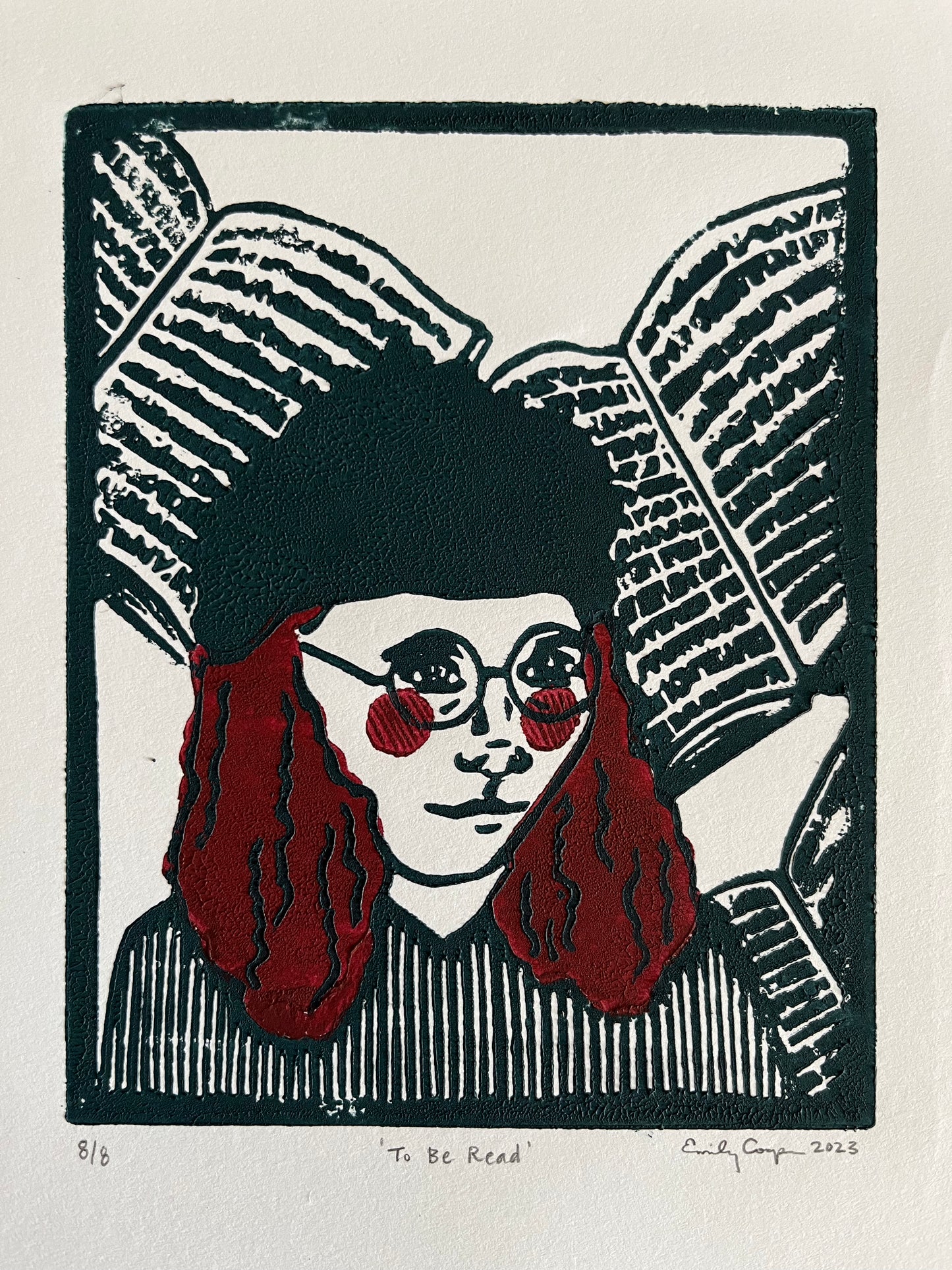 ‘To Be Read’ Multi Block Limited Edition Lino Print
