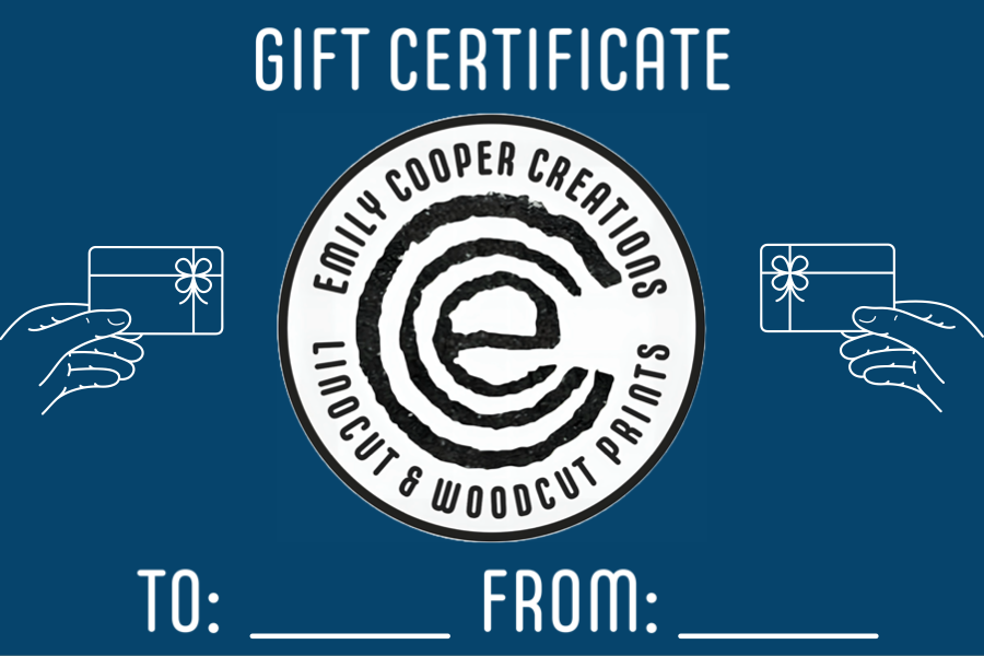 Gift Certificate for Emily Cooper Creations Online Shop