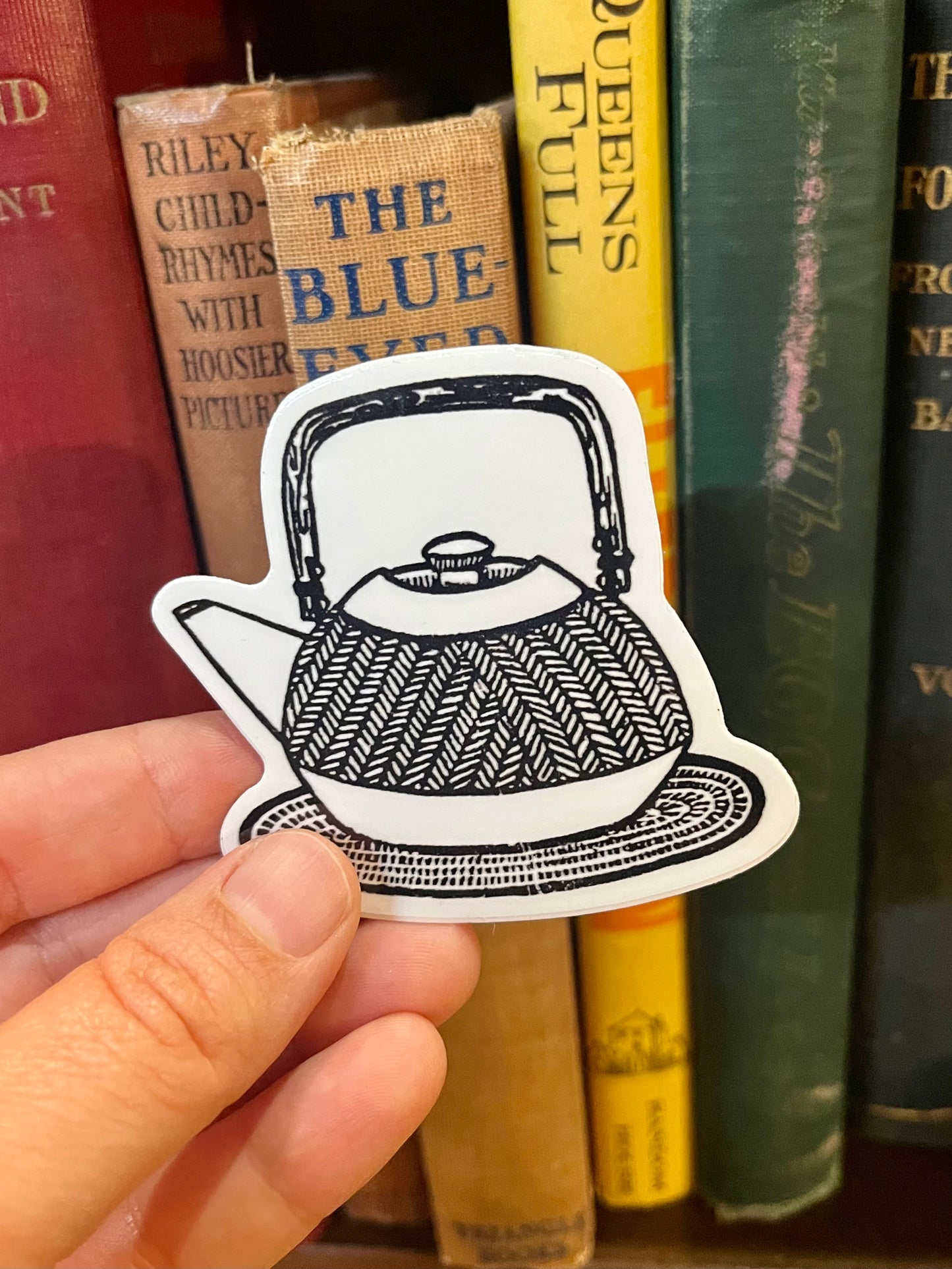 Stickers - Waterproof Adhesive, UV Laminate - Designs from Linoleum Block Prints