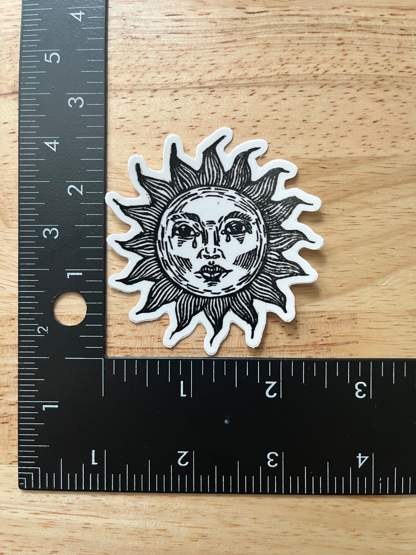 Stickers - Waterproof Adhesive, UV Laminate - Designs from Linoleum Block Prints