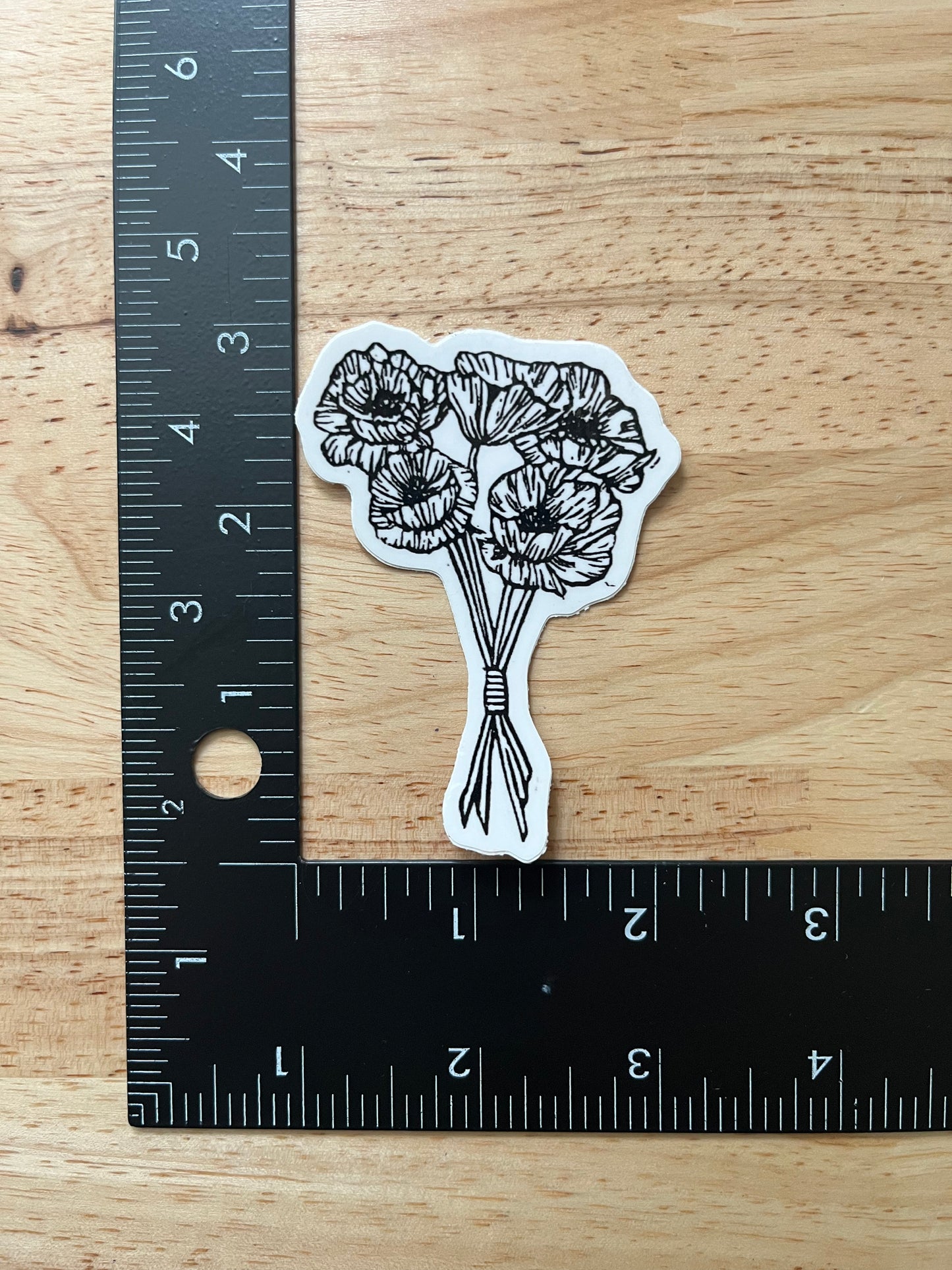 Stickers - Waterproof Adhesive, UV Laminate - Designs from Linoleum Block Prints