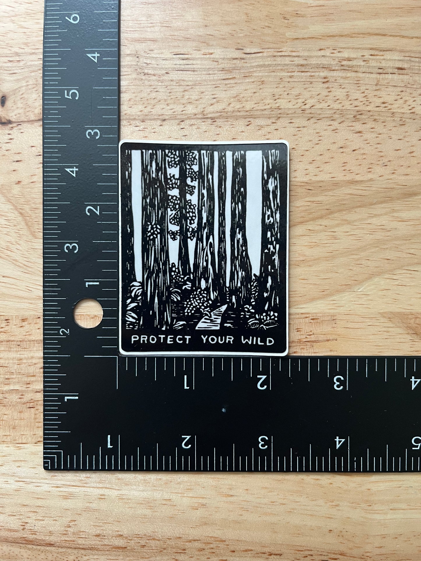 Stickers - Waterproof Adhesive, UV Laminate - Designs from Linoleum Block Prints