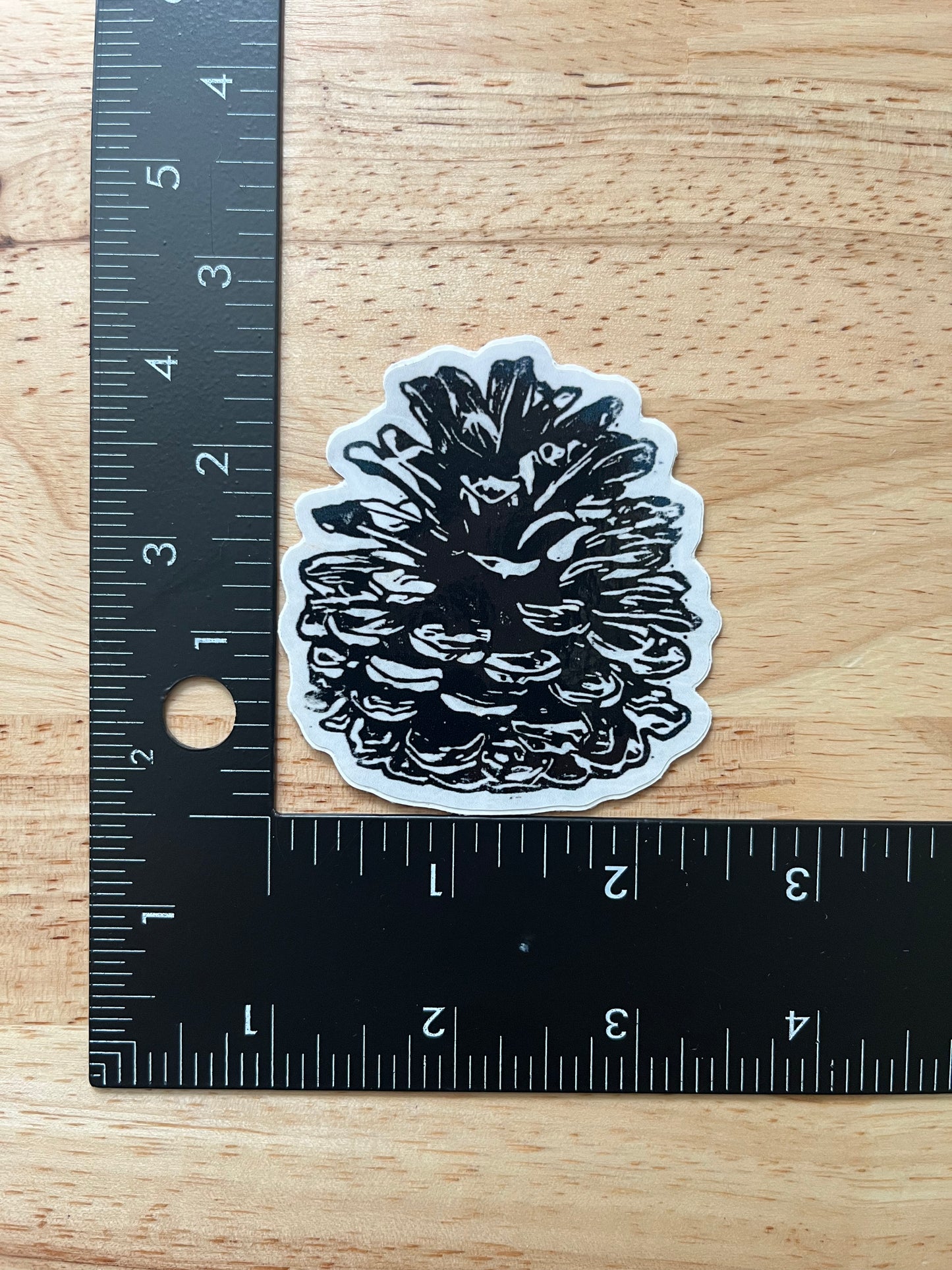 Stickers - Waterproof Adhesive, UV Laminate - Designs from Linoleum Block Prints